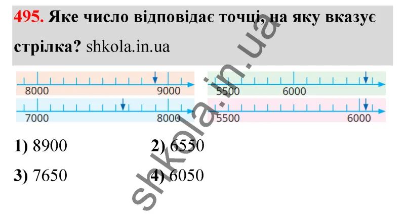 Відповідь до завдання № 495 - ГДЗ Математика 5 клас Бевз 2022