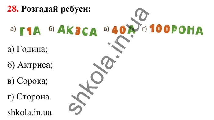 Відповідь до завдання № 28 - ГДЗ Математика 5 клас Бевз 2022
