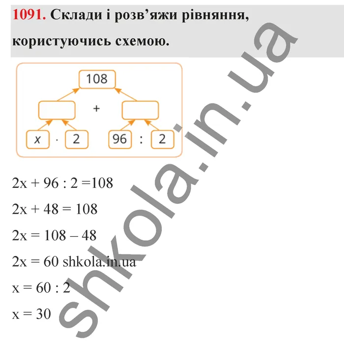 Відповідь до завдання № 1091 - ГДЗ Математика 5 клас Бевз 2022