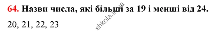 Відповідь до завдання № 64 - ГДЗ Математика 5 клас Бевз 2022