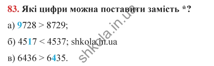 Відповідь до завдання № 83 - ГДЗ Математика 5 клас Бевз 2022