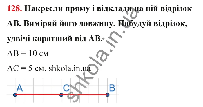 Відповідь до завдання № 128 - ГДЗ Математика 5 клас Бевз 2022