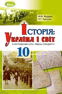 Історія України 10 клас Мудрий 2018 - обкладинка