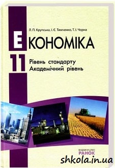Економіка 11 клас Крупська - обкладинка