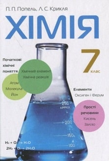 Хімія 7 клас Попель 2020 - обкладинка