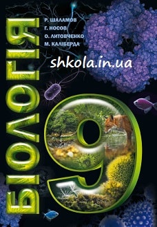Біологія 9 клас Шаламов 2017 - обкладинка